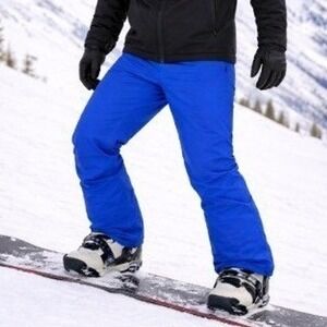 VTG Slalom Vintage Mens Royal Blue Ski Snowboard Pants Made in USA Size 36